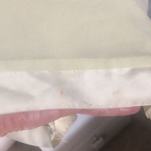 Etam size 12 pastel yellow knee length dress, gauzy w satin details and lining - Picture 4 of 10